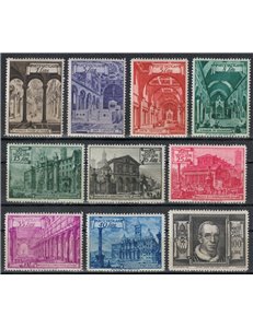 VATICAN 1949 Roman Basilicas 10v MH*