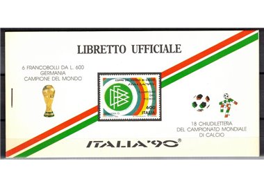 ITALY 1990 Souvenir Booklet ITALIA 90 Germany Sample MNH**