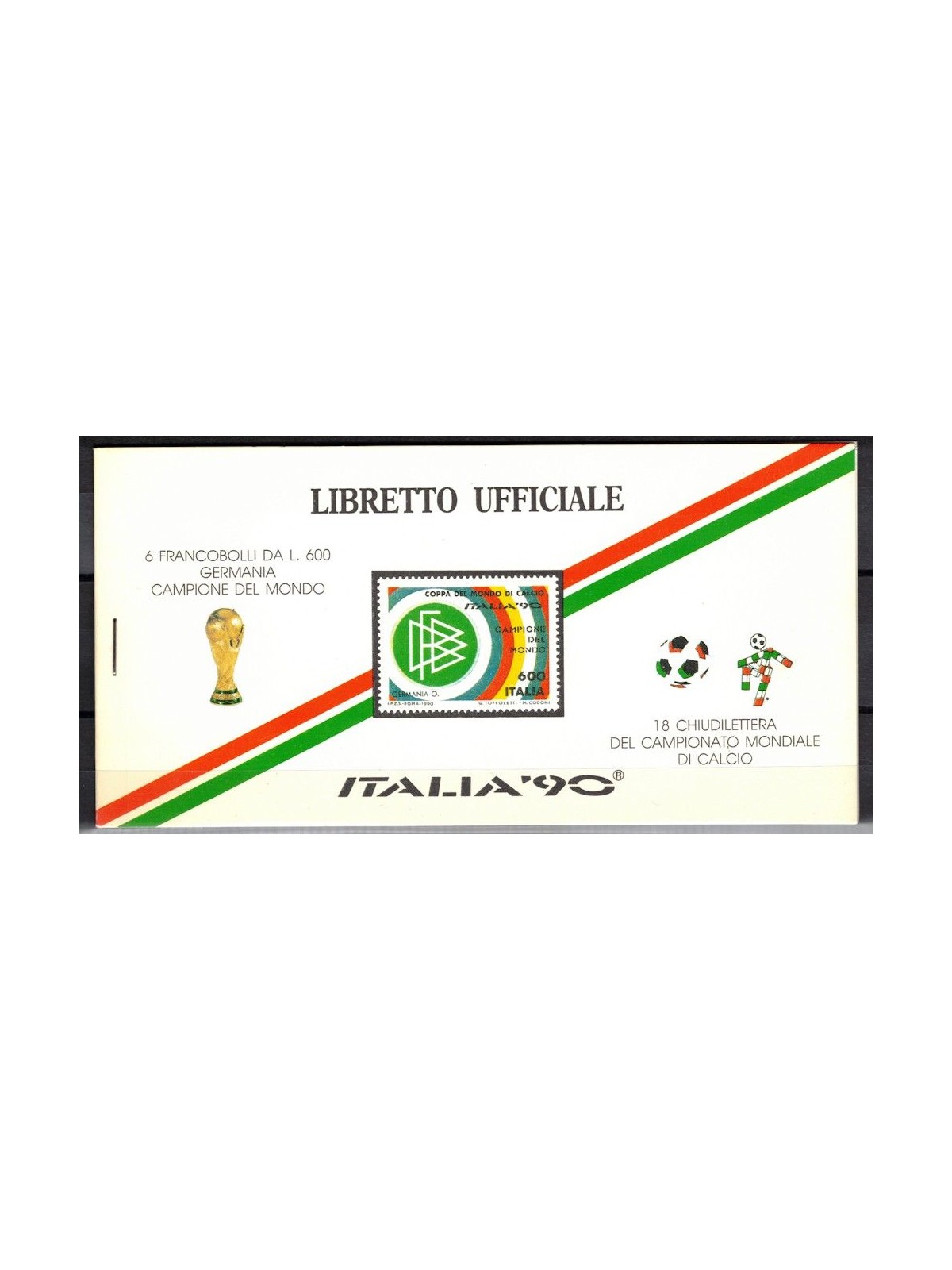 ITALIA 1990 Libretto Ricordo ITALIA 90 Germania Campione MNH**