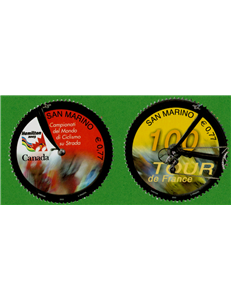 SAN MARINO 2003 Ciclismo, Tour de France 2v MNH**