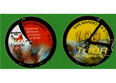 SAN MARINO 2003 Ciclismo, Tour de France 2v MNH**