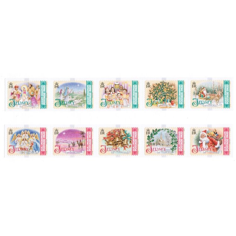 JERSEY 2007 Christmas 10v MNH**