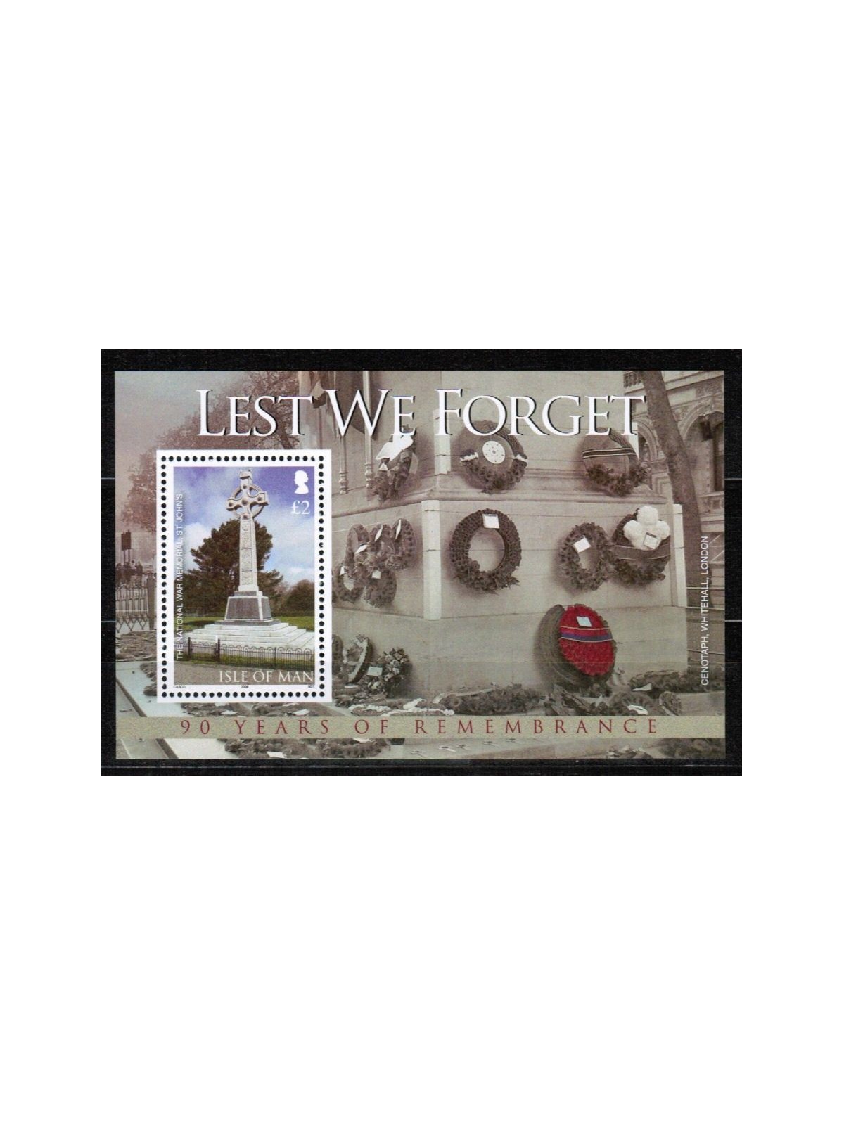 MAN 2008 Lest We Forget s/s MNH**