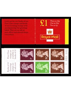 GREAT BRITAIN 1996 Elizabeth II 1 booklet MNH**