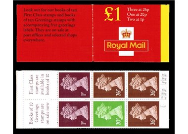 GREAT BRITAIN 1996 Elizabeth II 1 booklet MNH**