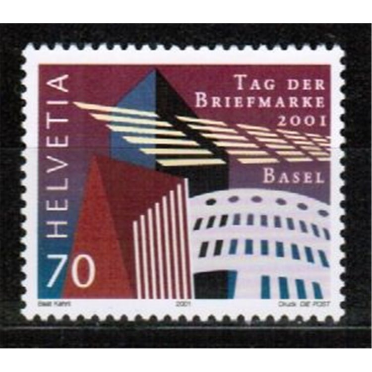 SVIZZERA 2001 Giornata del francobollo MNH**