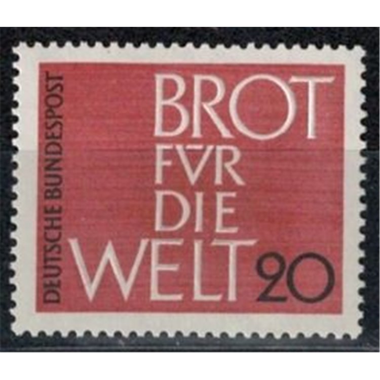 GERMANY BRD 1962 Fight against hunger MNH**