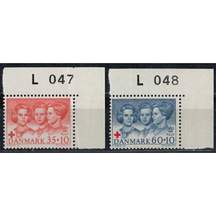 DANIMARCA 1964 Croce Rossa 2v MNH**