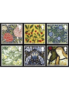 GREAT BRITAIN 2011 Morris and Company 6v MNH**