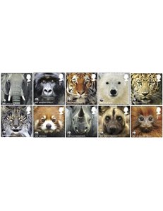GREAT BRITAIN 2011 WWF, Forests 10v MNH**