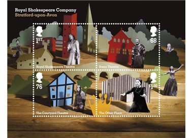 GRAN BRETAGNA 2011 Royal Shakespeare Company BF MNH**