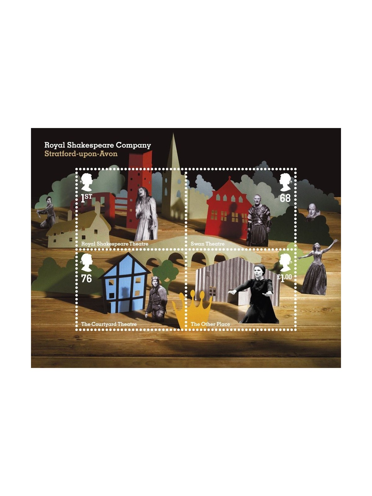 GREAT BRITAIN 2011 Royal Shakespeare Company s/s MNH**