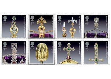 GREAT BRITAIN 2011 Crown Jewels 8v MNH**