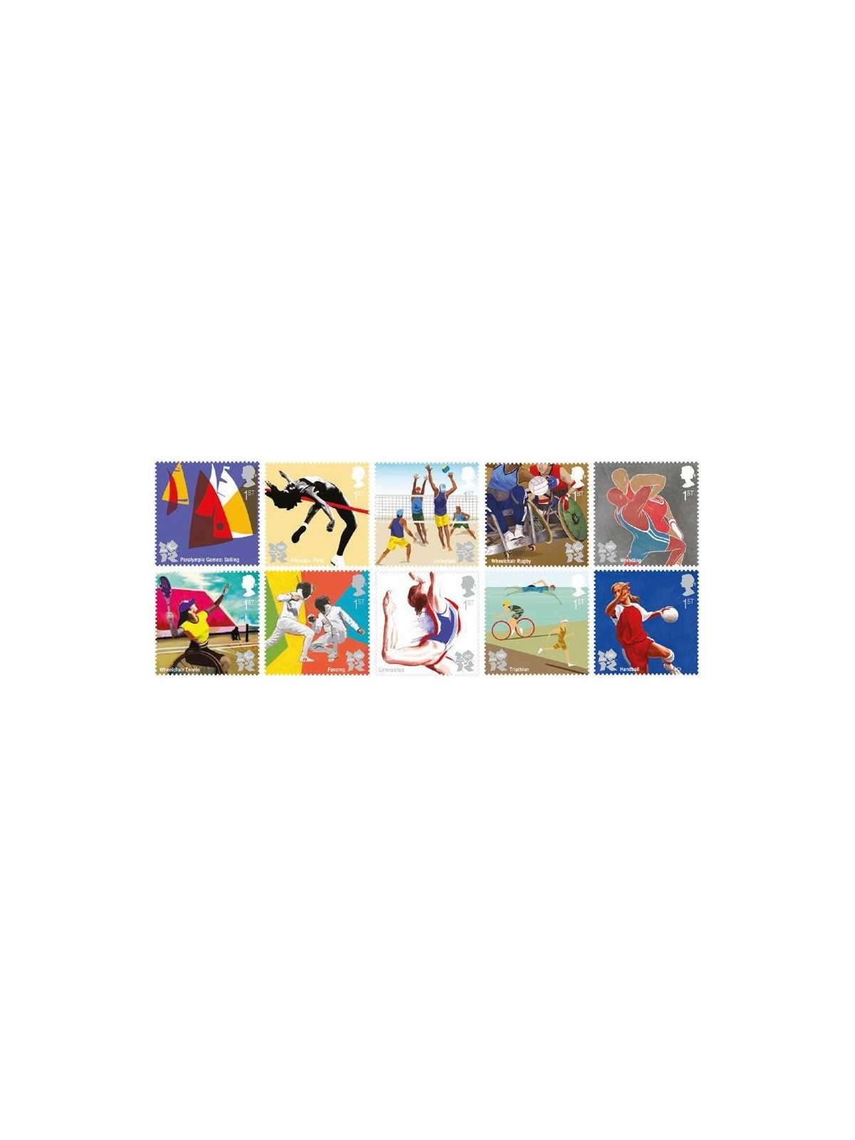 GREAT BRITAIN 2011 Olympic and Paralympic Games 10v MNH**