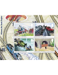 GREAT BRITAIN 2011 Thomas the Tank Engine s/s MNH**