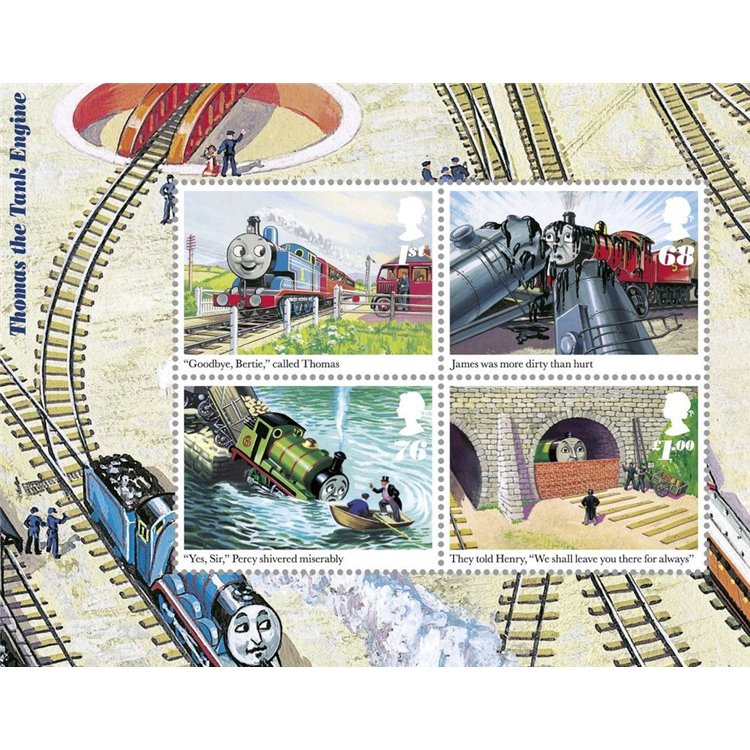 GREAT BRITAIN 2011 Thomas the Tank Engine s/s MNH**