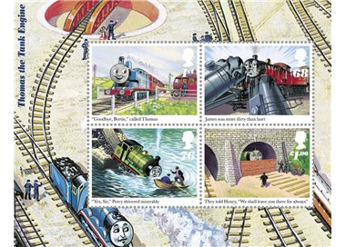 GREAT BRITAIN 2011 Thomas the Tank Engine s/s MNH**