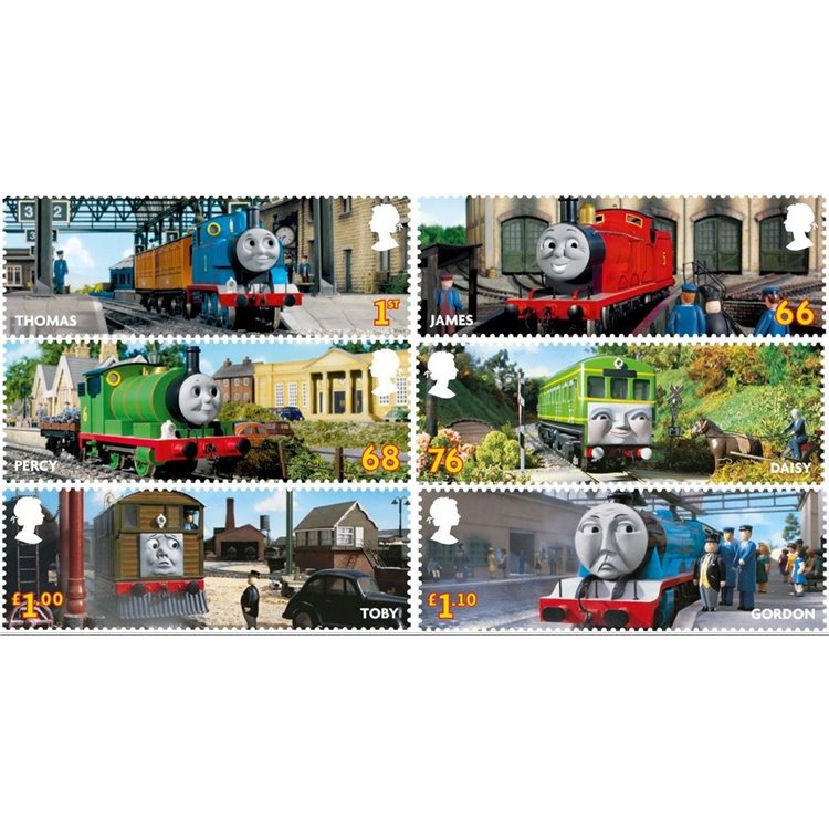 GRAN BRETAGNA 2011 Thomas the Tank Engine 6v MNH**