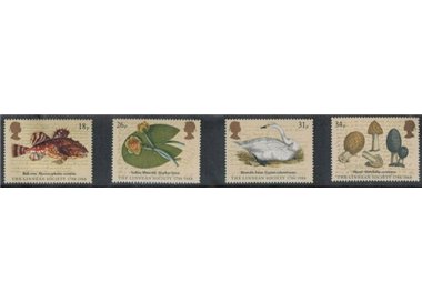 GRAN BRETAGNA 1988 Linnean society 4v MNH**