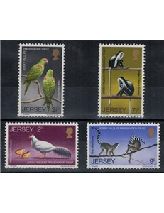 JERSEY 1971 Animal protection 4v MNH**