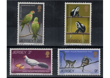 JERSEY 1971 Protezione degli animali 4v MNH**