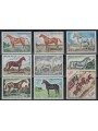 MONACO 1970 Cavalli di razza 9v MNH**