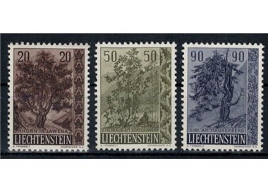 LIECHTENSTEIN 1958 Alberi e arbusti 3v MNH**