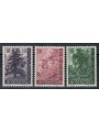 LIECHTENSTEIN 1957 Trees and shrubs 3v MNH**