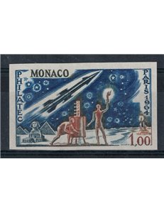 MONACO 1964 Expo Philatec (unperforated) MNH**
