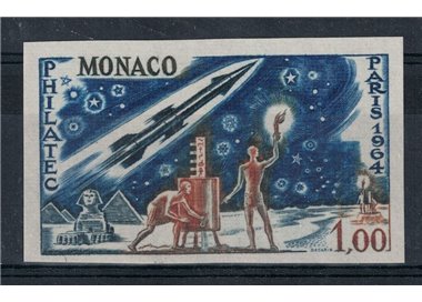 MONACO 1964 Expo Philatec (non dentellato) MNH**