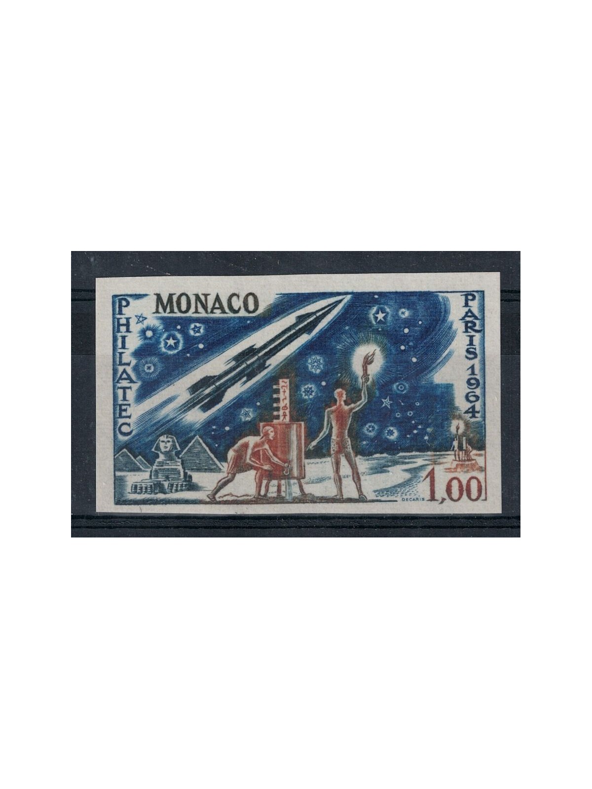 MONACO 1964 Expo Philatec (non dentellato) MNH**