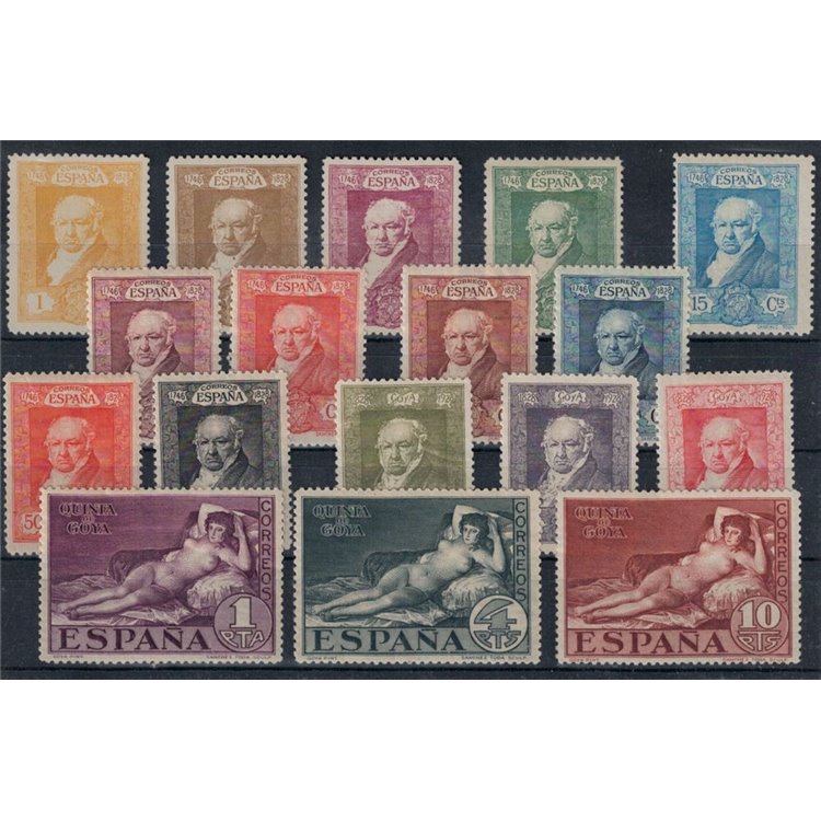 SPAGNA 1930 Francisco Goya 17v MNH**