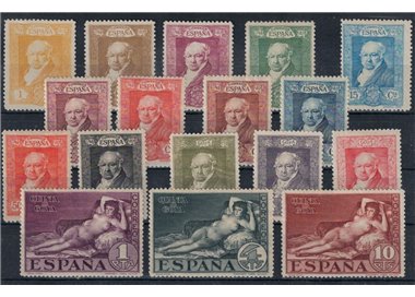 SPAIN 1930 Francisco Goya 17v MNH**