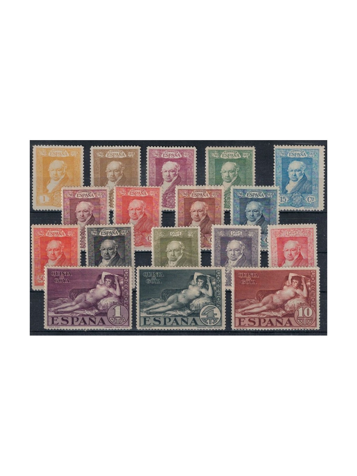 SPAGNA 1930 Francisco Goya 17v MNH**