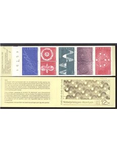 SWEDEN 1982 Nobel Prize winners for Physics - Nobel prize winners 5v in booklet