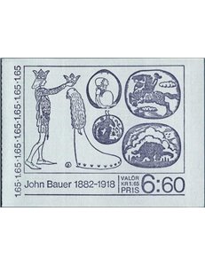 SWEDEN 1982 John Bauer Centenary - Bauer fairy tales 4v in booklet