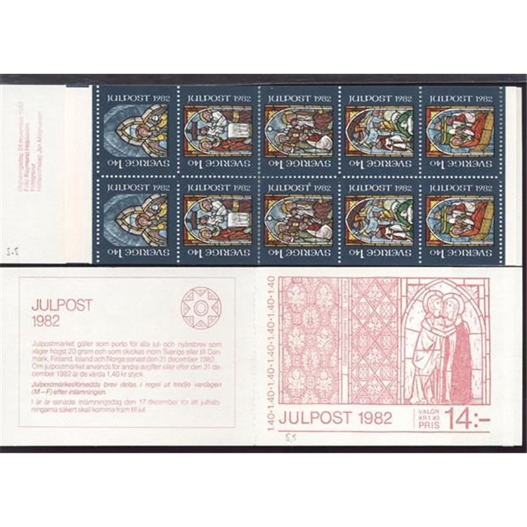 SVEZIA 1982 Natale LB MNH**