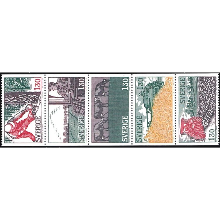 SVEZIA 1979 Aspetti della vita agricola LB MNH**
