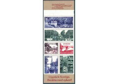 SWEDEN 1979 Tourism (Göta Canal) booklet MNH**