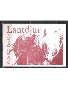 SWEDEN 1994 Fauna, animals - Animals 10v in booklet