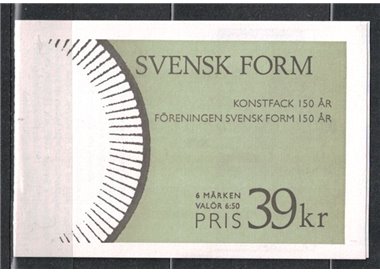 SWEDEN 1994 Swedish design - Swedish design 6v in booklet