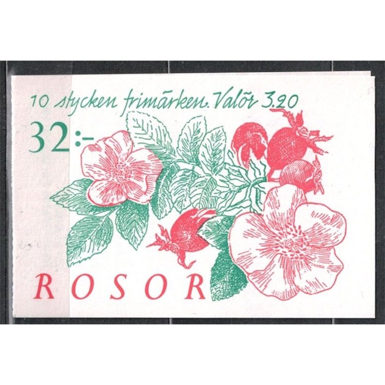 SVEZIA 1994 Fiori, rose - Roses 2x5v in libretto