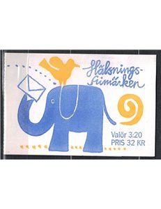 SVEZIA 1994 Francobolli per saluti - Greeting stamps 10v in libretto