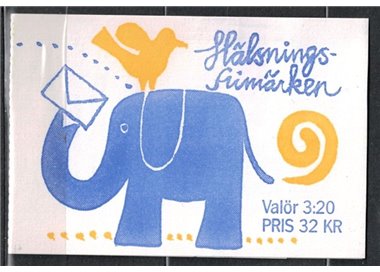 SVEZIA 1994 Francobolli per saluti - Greeting stamps 10v in libretto