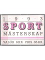 SWEDEN 1993 Sports 6v in booklet