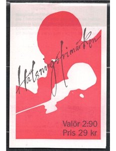 SVEZIA 1993 Francobolli per saluti - Greeting stamps 10v in libretto