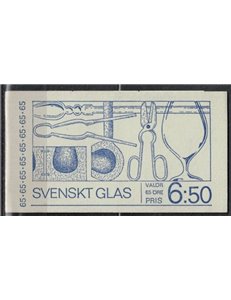 SWEDEN 1972 Glass crafts booklet MNH**