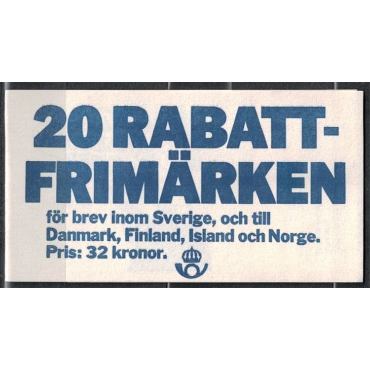 SVEZIA 1983 Stemmi di province svedesi - Provincial coat of arms 5x4v in libretto