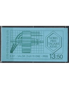 SWEDEN 1983 Nobel Prize winners in Chemistry - Nobel prize winners 5v in booklet