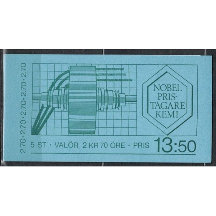 SWEDEN 1983 Nobel Prize winners in Chemistry - Nobel prize winners 5v in booklet